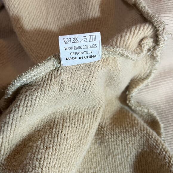 Saint Kaizen Hoodie Sweatshirt Mens Size 2XL Tan Bible Verses Logo Graphic Print - Picture 12 of 14